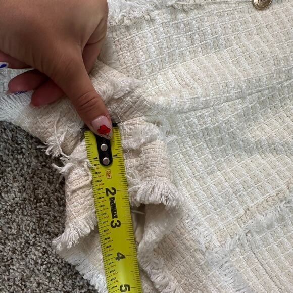 J.ING Women's Frey Tweed High Waisted Shorts Size XS - Picture 9 of 12